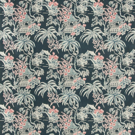 Brunschwig & Fils TONGLI PRINT MIDNIGHT Fabric