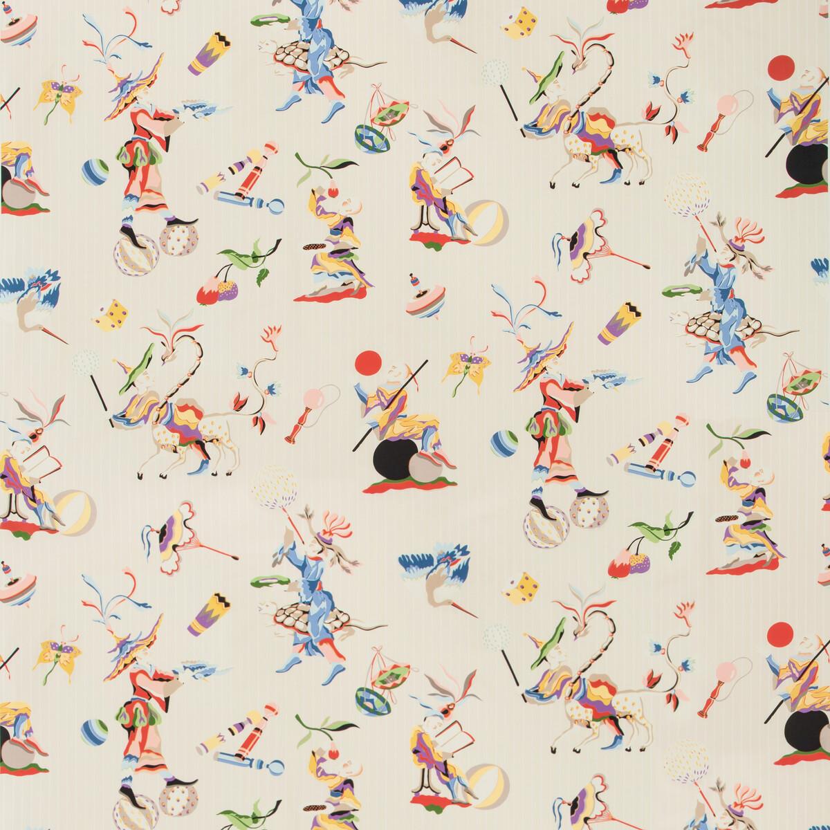 Brunschwig & Fils CIRQUE CHINOIS PRINT RED Fabric