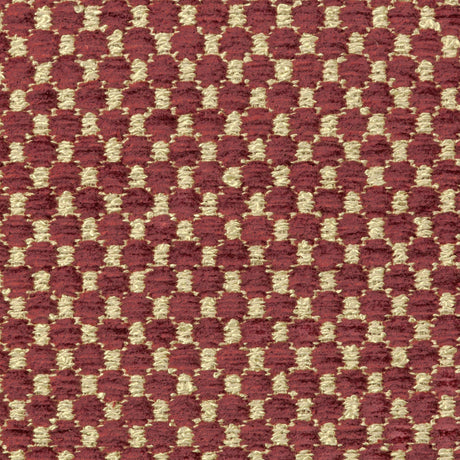 Brunschwig & Fils ECRINS TEXTURE RUBY Upholstery Fabric
