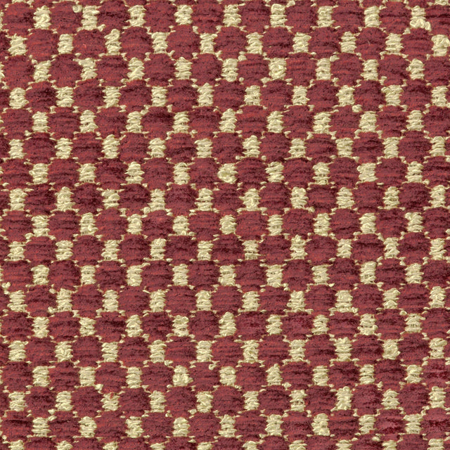 Brunschwig & Fils ECRINS TEXTURE RUBY Upholstery Fabric