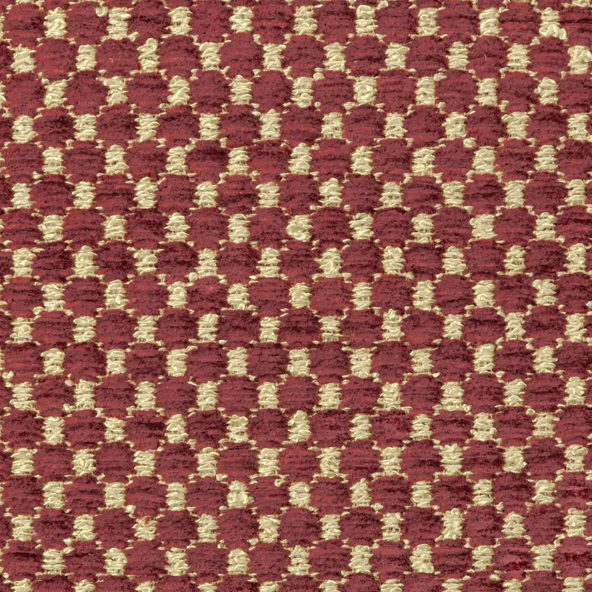 Brunschwig & Fils ECRINS TEXTURE RUBY Upholstery Fabric
