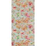 Brunschwig & Fils MING DRAGON AQUA Wallpaper
