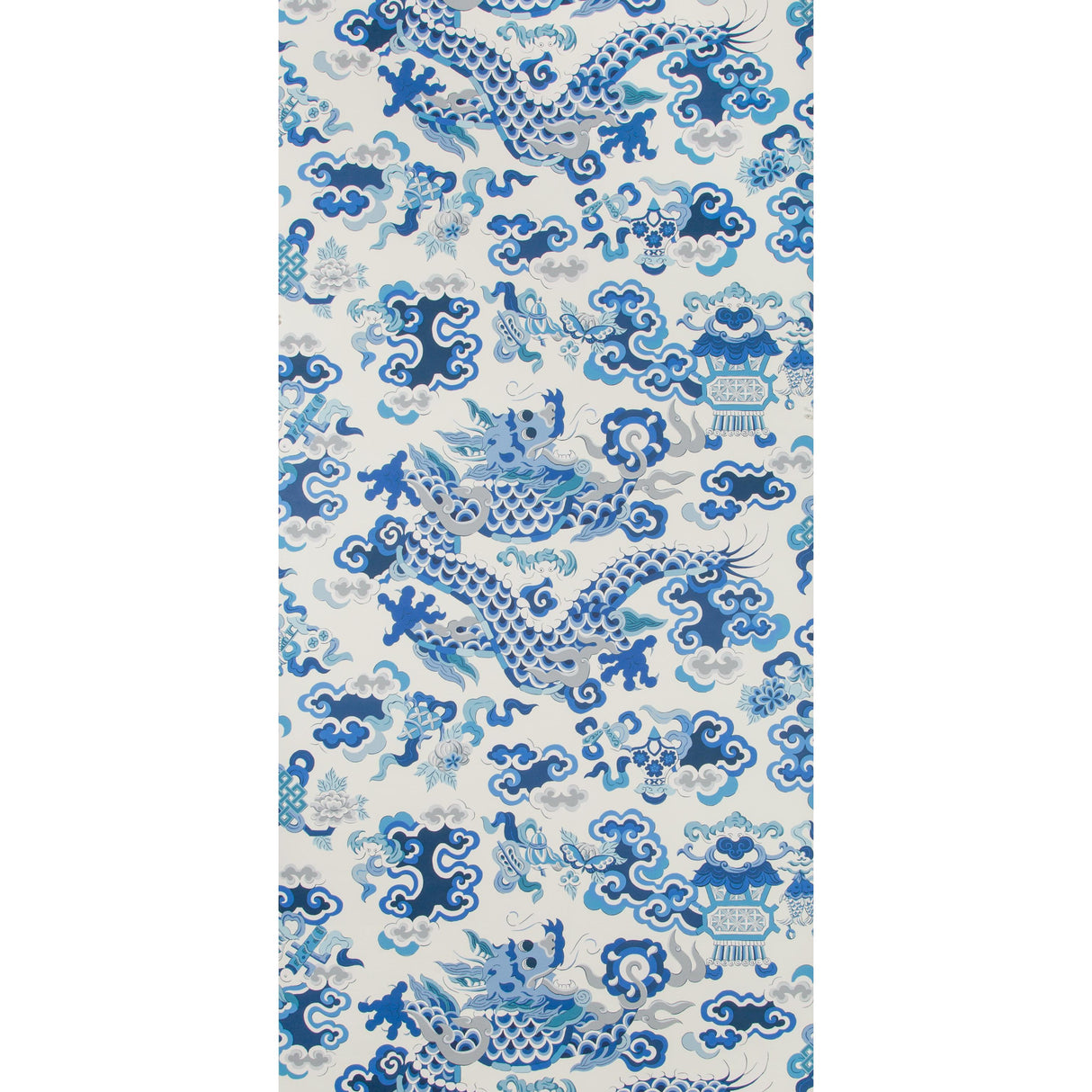 Brunschwig & Fils MING DRAGON IVORY Wallpaper