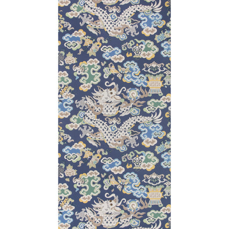 Brunschwig & Fils MING DRAGON LAPIS Wallpaper