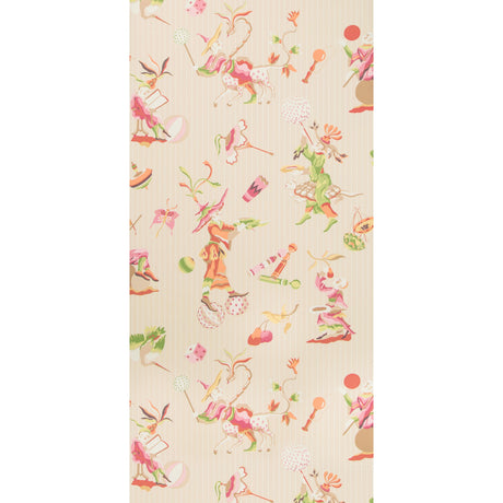 Brunschwig & Fils CIRQUE CHINOIS PINK Wallpaper