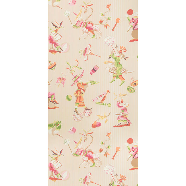 Brunschwig & Fils CIRQUE CHINOIS PINK Wallpaper