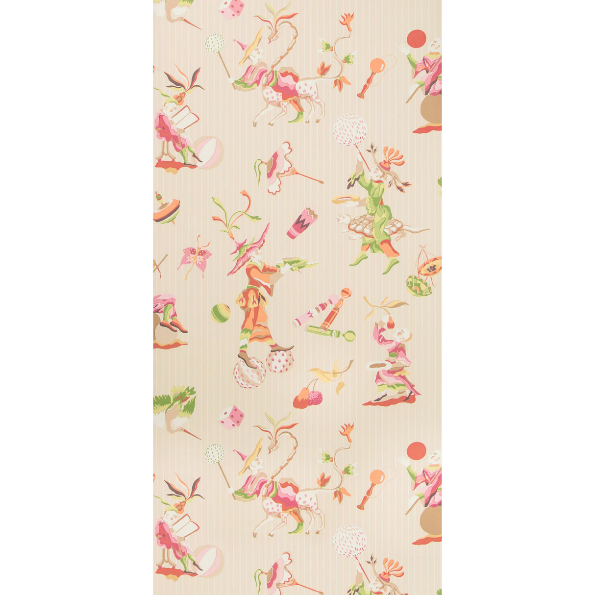 Brunschwig & Fils CIRQUE CHINOIS PINK Wallpaper