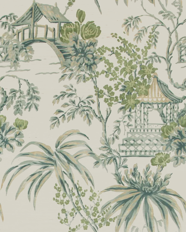 Brunschwig & Fils TONGLI LAGOON Wallpaper