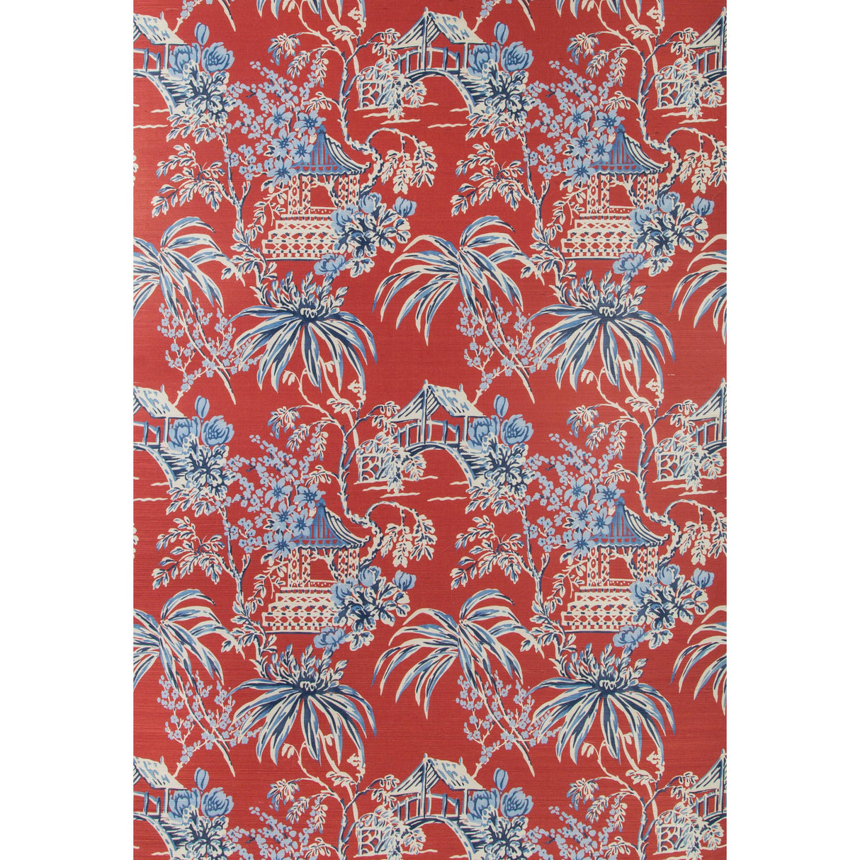 Brunschwig & Fils TONGLI RED Wallpaper