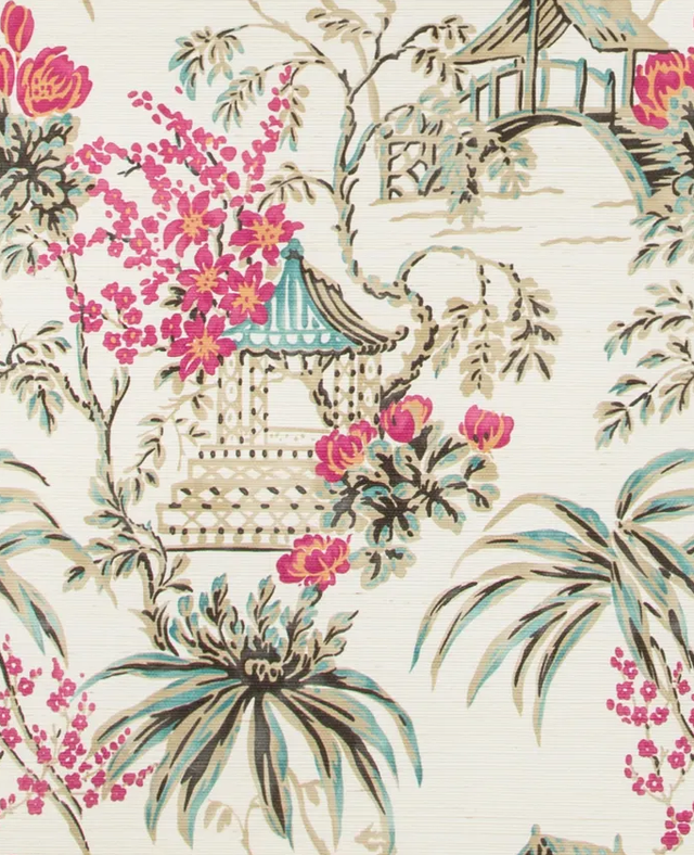 Brunschwig & Fils TONGLI PEONY Wallpaper