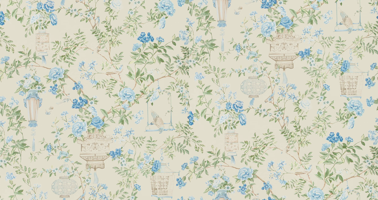 Brunschwig & Fils JARDIN FLEURI DELFT Wallpaper