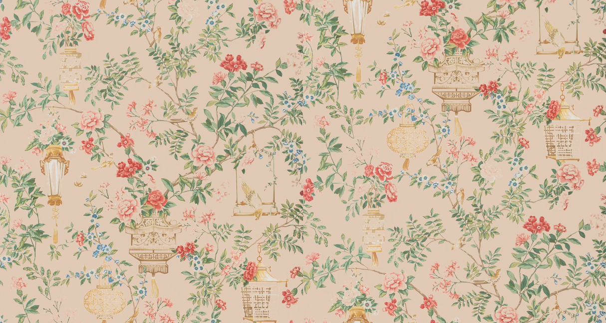 Brunschwig & Fils JARDIN FLEURI PETAL Wallpaper