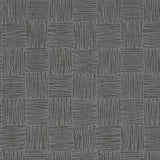 Winfield Thybony CROSSHATCH WEAVE SLATE Wallpaper