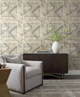 Winfield Thybony WALKER WEAVE SEA AND LAVA Wallpaper