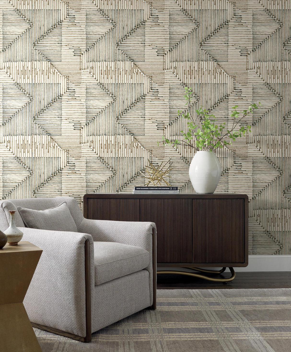 Winfield Thybony WALKER WEAVE SHADED SILK Wallpaper