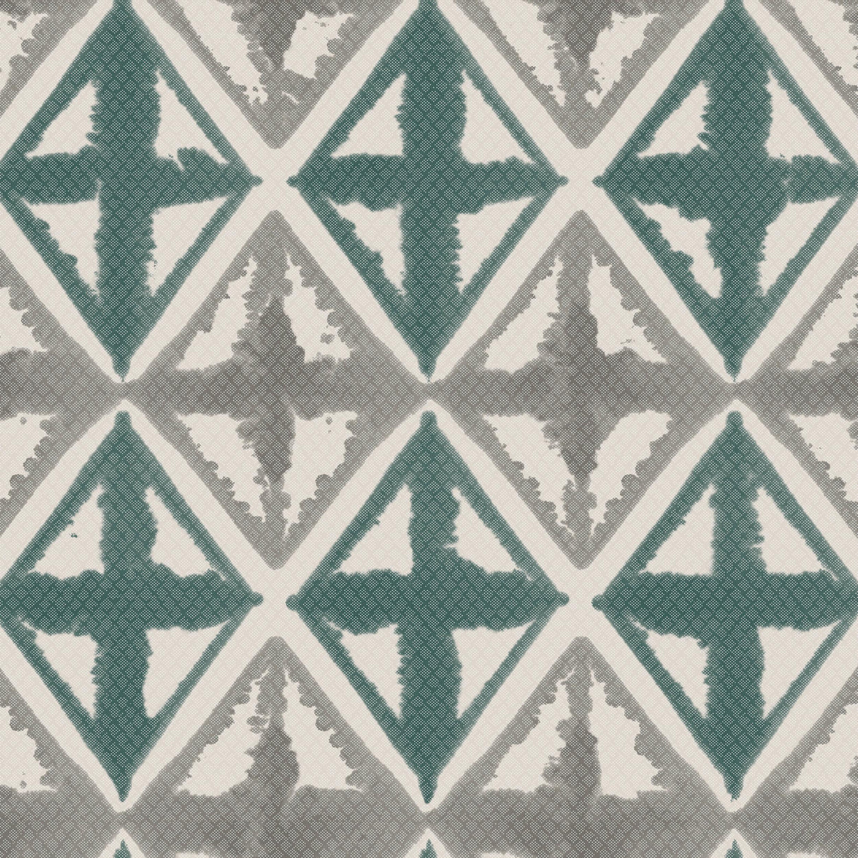 Winfield Thybony DIAMOND BLOCK DUSTY TEAL Wallpaper