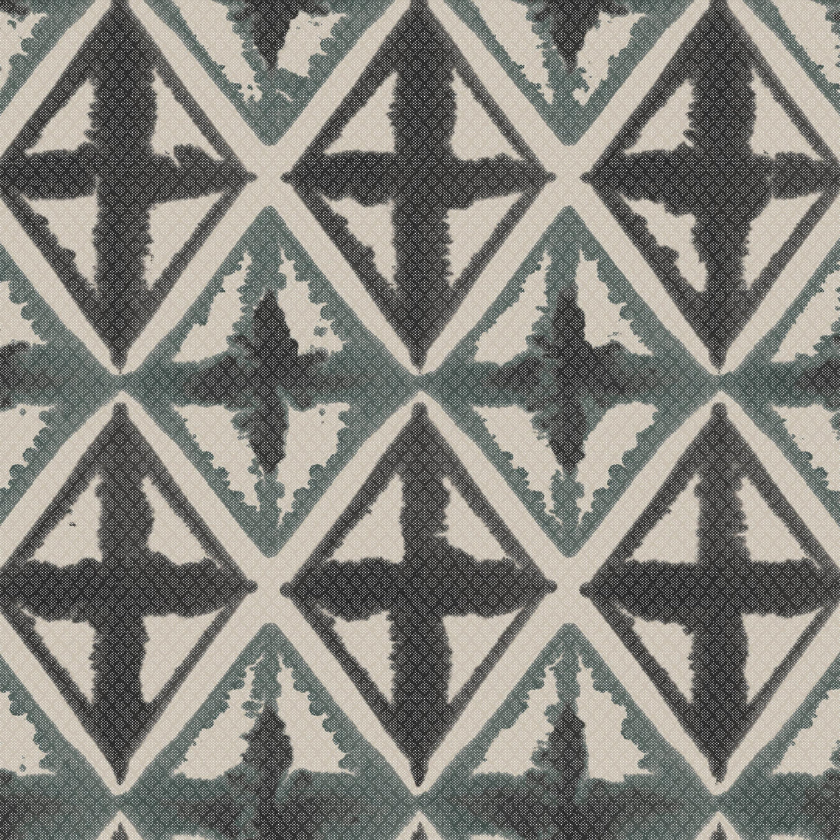 Winfield Thybony DIAMOND BLOCK CHARCOAL Wallpaper