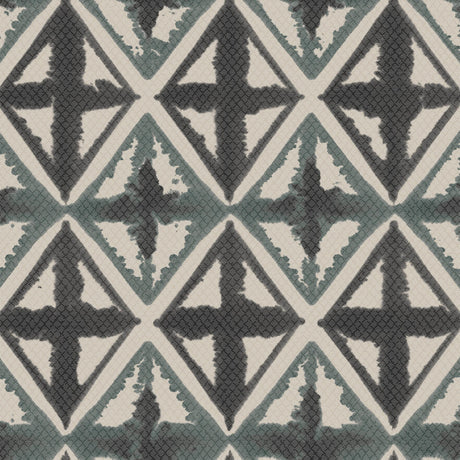 Winfield Thybony DIAMOND BLOCK CHARCOAL Wallpaper