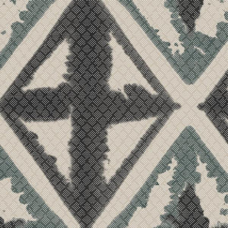 Winfield Thybony DIAMOND BLOCK CHARCOAL Wallpaper