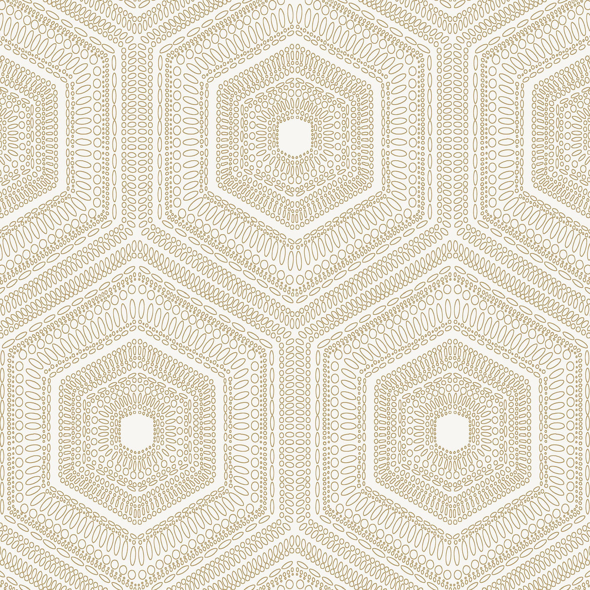 Winfield Thybony CONCENTRIC GROOVE CHAMPAGNE Wallpaper