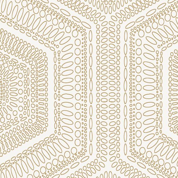 Winfield Thybony CONCENTRIC GROOVE CHAMPAGNE Wallpaper