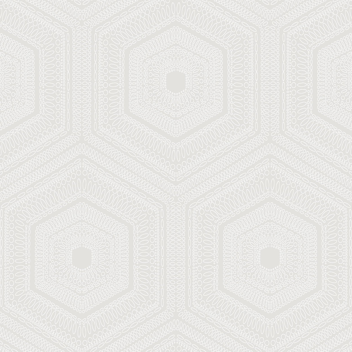 Winfield Thybony CONCENTRIC GROOVE CREAM Wallpaper