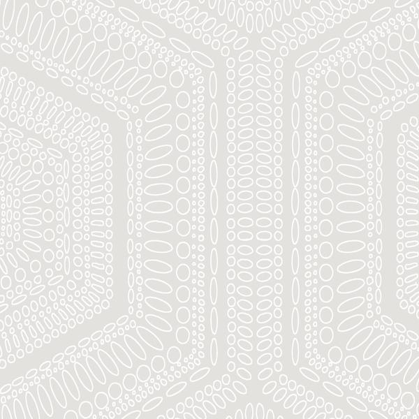 Winfield Thybony CONCENTRIC GROOVE CREAM Wallpaper