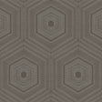 Winfield Thybony CONCENTRIC GROOVE CHOCOLATE Wallpaper
