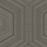 Winfield Thybony CONCENTRIC GROOVE CHOCOLATE Wallpaper