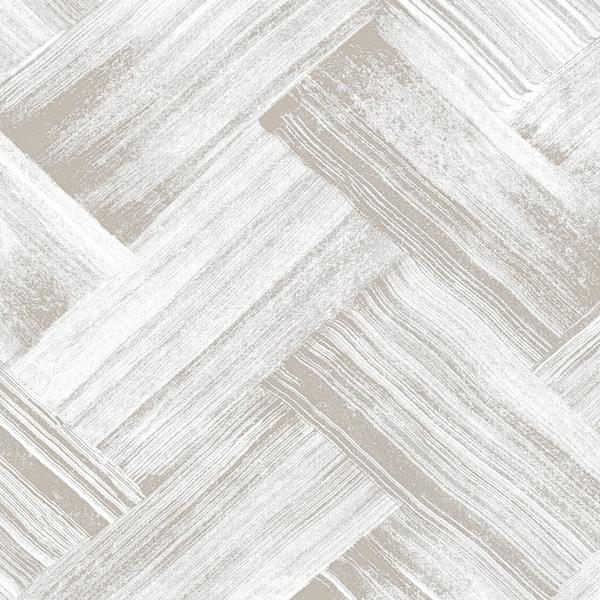 Winfield Thybony BRUSHED THATCH TAUPE Wallpaper