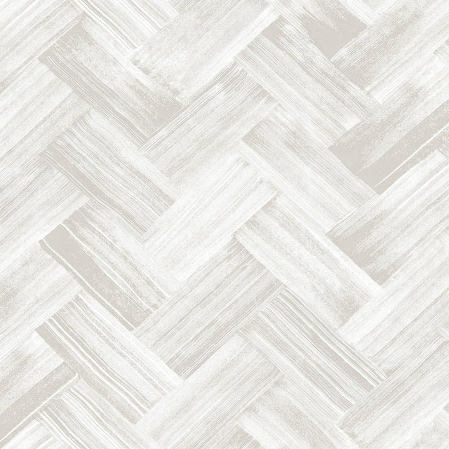 Winfield Thybony BRUSHED THATCH MIST Wallpaper