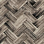 Winfield Thybony BRUSHED THATCH FUMED Wallpaper