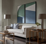 Winfield Thybony BROKEN TWIL A BLUE MIST Wallpaper