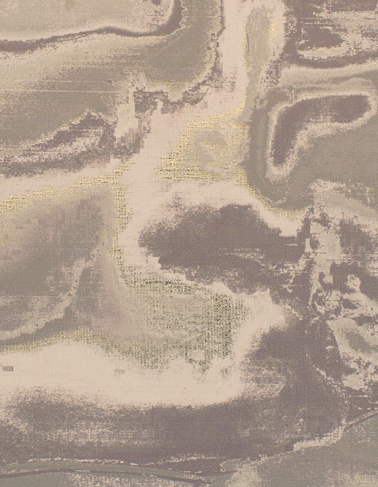 Winfield Thybony ON THE ROCKS TAUPE GREY Wallpaper