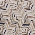 Schumacher Deco Leaves Neutral Fabric