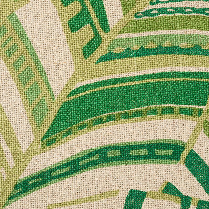 Schumacher Deco Leaves Palm Fabric