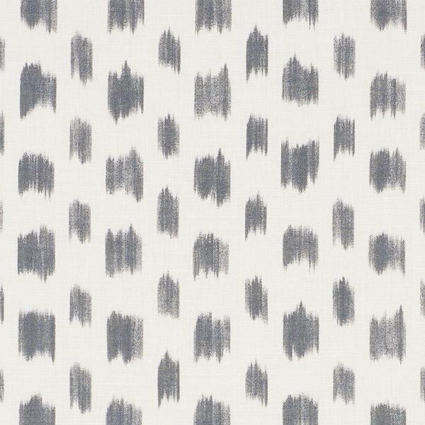 Schumacher Izmir Ikat Black Fabric
