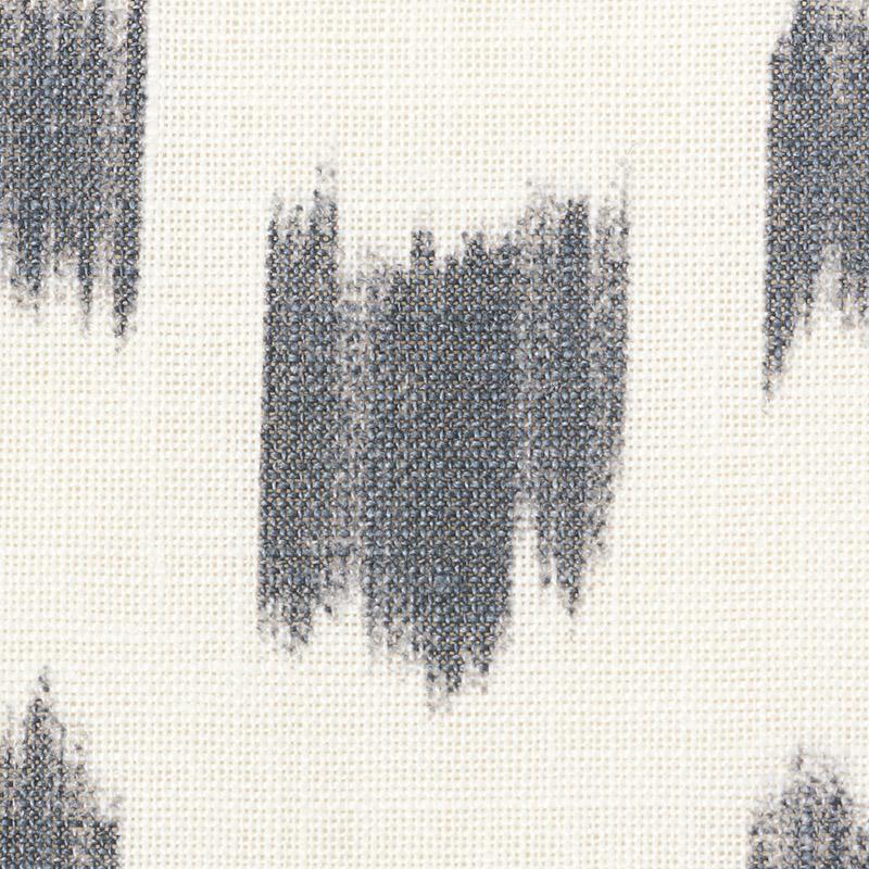 Schumacher Izmir Ikat Black Fabric
