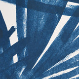 Schumacher Sunlit Palm Blue Wallpaper