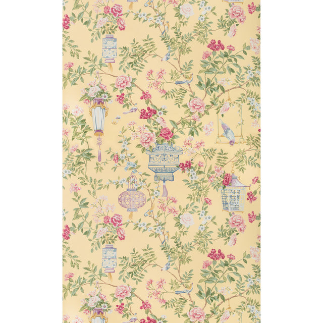 Brunschwig & Fils JARDIN FLEURI SUN Wallpaper