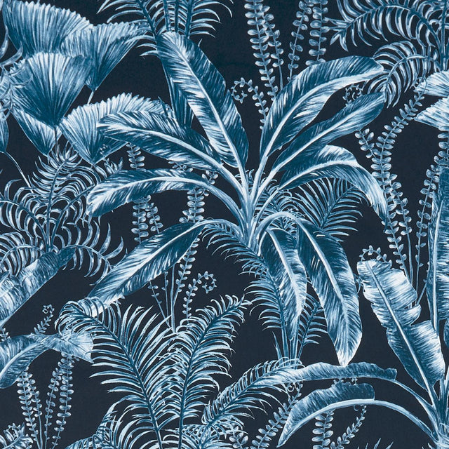 Clarke & Clarke MAJORELLE VELVET MIDNIGHT Fabric