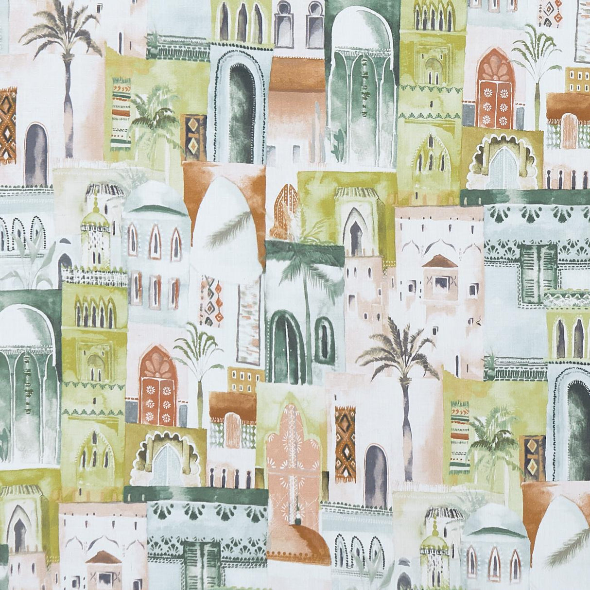 Clarke & Clarke MARRAKECH APPLE Fabric