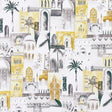 Clarke & Clarke MARRAKECH CHARCOAL/OCHRE Fabric