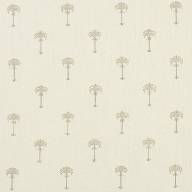 Clarke & Clarke MENARA METALLIC CHAMPAGNE/IVORY Fabric
