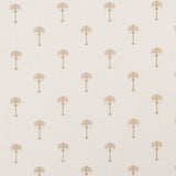 Clarke & Clarke MENARA METALLIC ROSE GOLD/IVORY Fabric