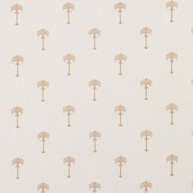 Clarke & Clarke MENARA METALLIC ROSE GOLD/IVORY Fabric
