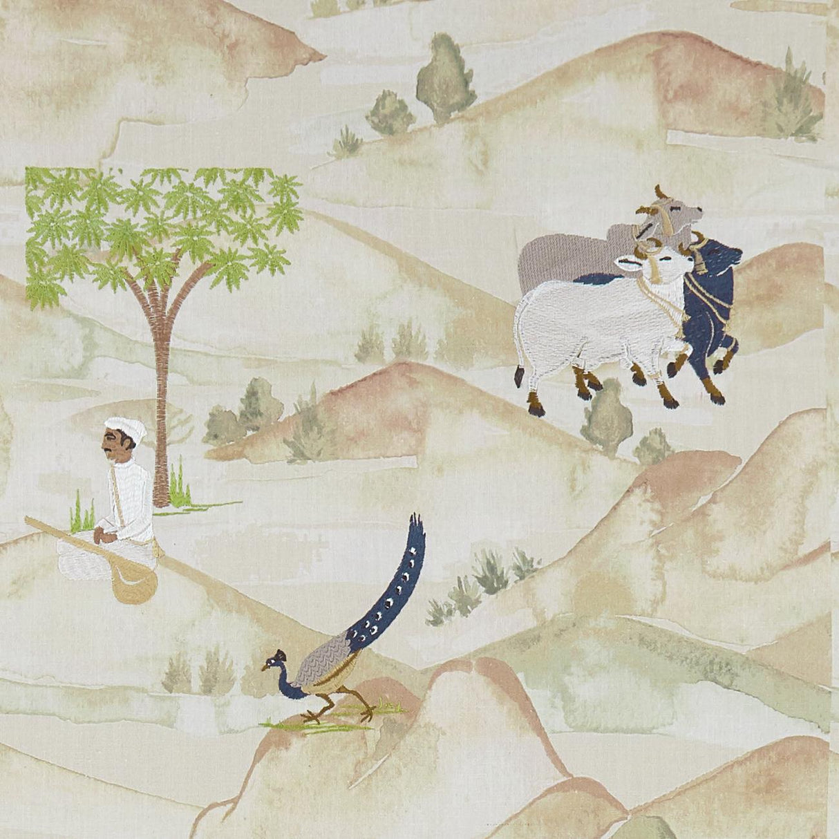 Clarke & Clarke SAHARA DENIM Fabric