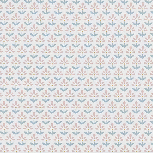 Clarke & Clarke FLEUR BLUSH/MINERAL Upholstery Fabric