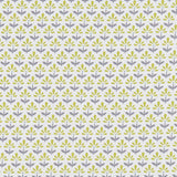 Clarke & Clarke FLEUR CHARTREUSE/CHARCOAL Upholstery Fabric