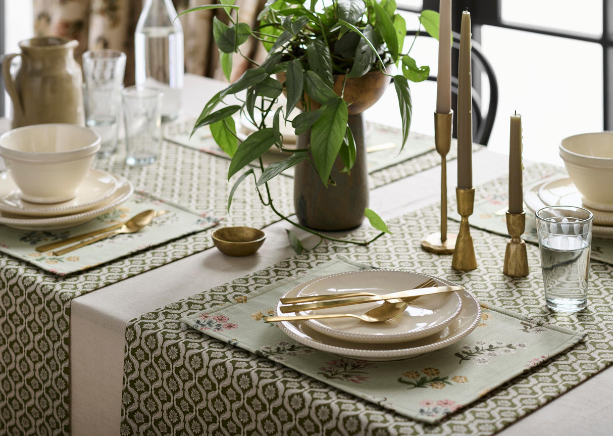 Clarke & Clarke ORIANNA CHARTREUSE/CHARCOAL Upholstery Fabric